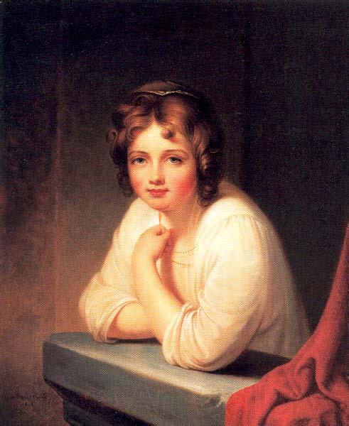 Rembrandt Peale Girl at a Window France oil painting art